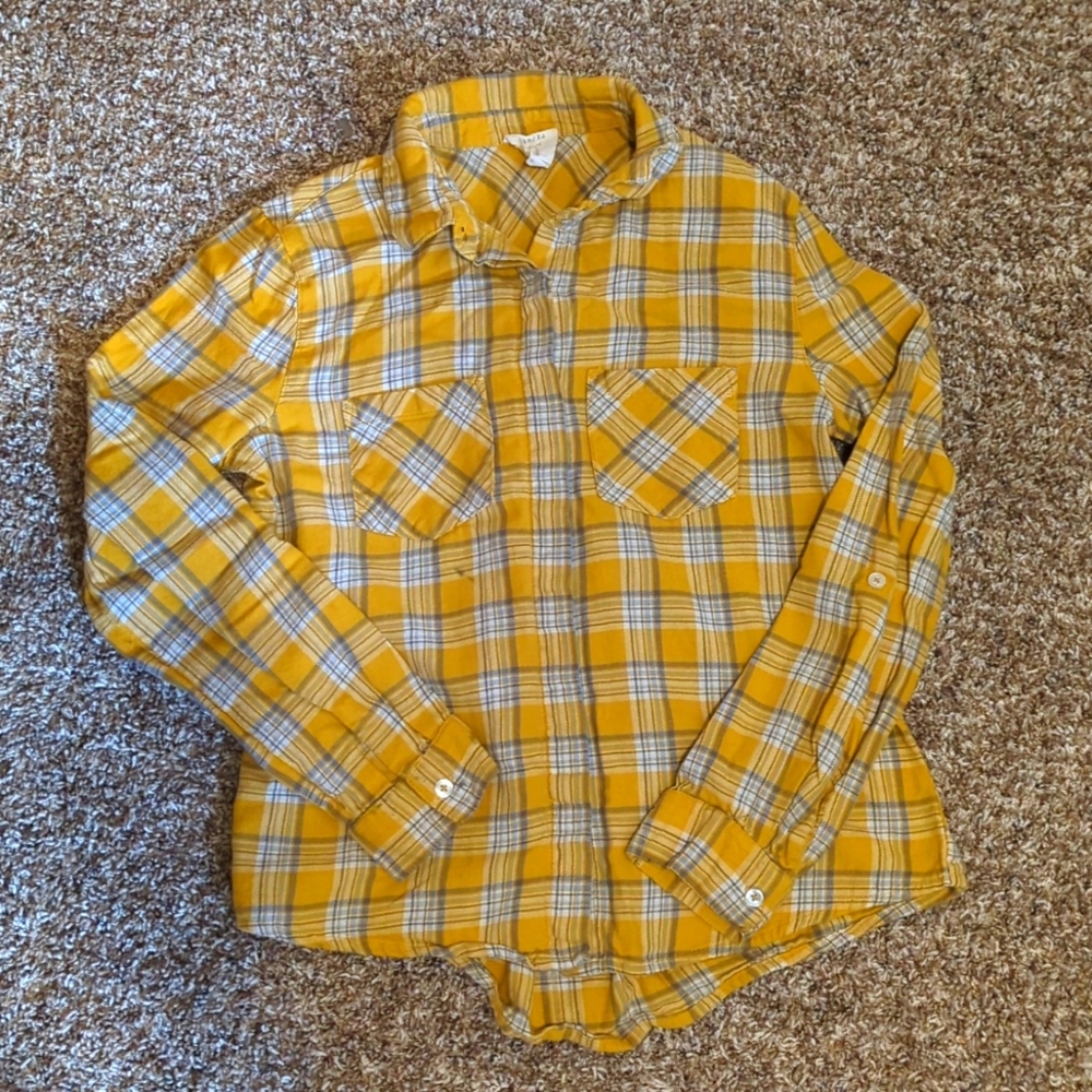 Fall Plaid Button Shirt